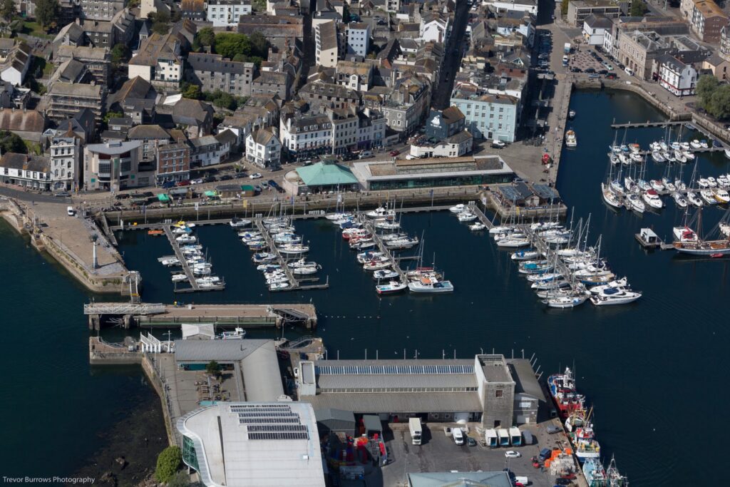 Sutton Harbour and the Plymouth Barbican waterfront