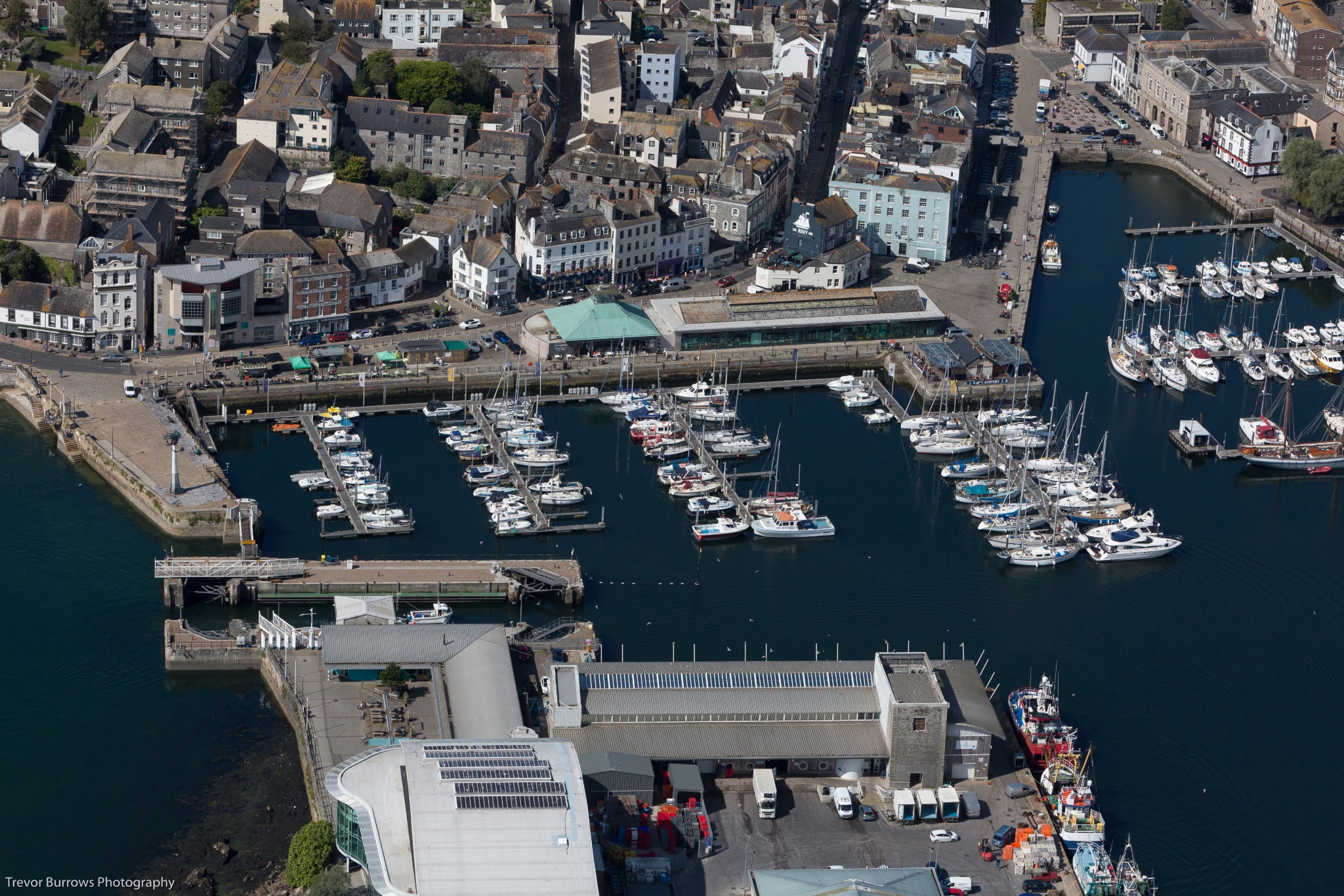 Sutton Harbour and the Plymouth Barbican waterfront